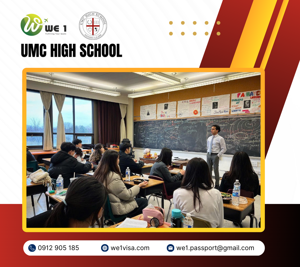 Săn học bổng đầu vào $10,000 CAD tại UMC High School